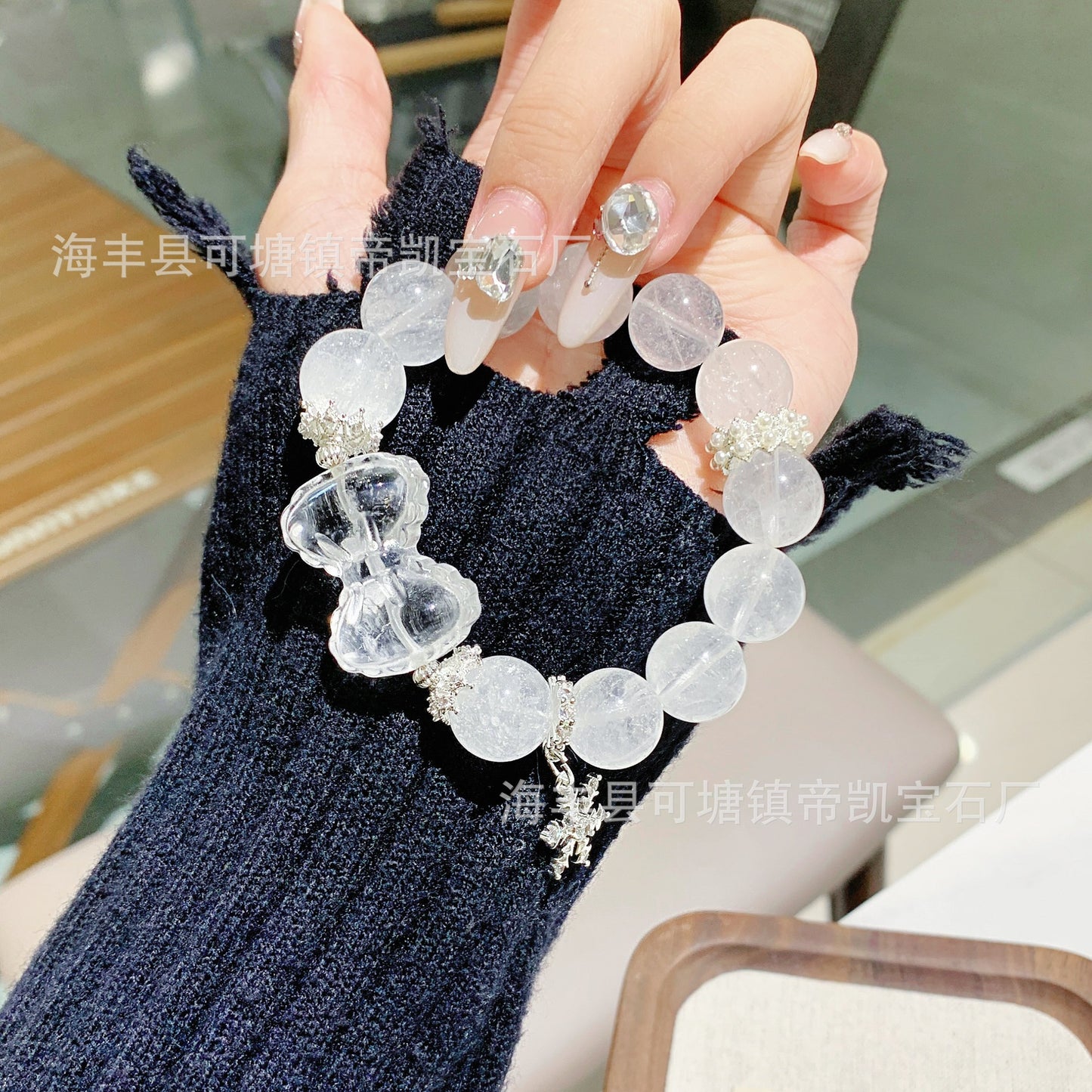 White Quartz– Natural Healing Crystals Jewelry – Handmade Natural Crystals|「Ethereal Veil」