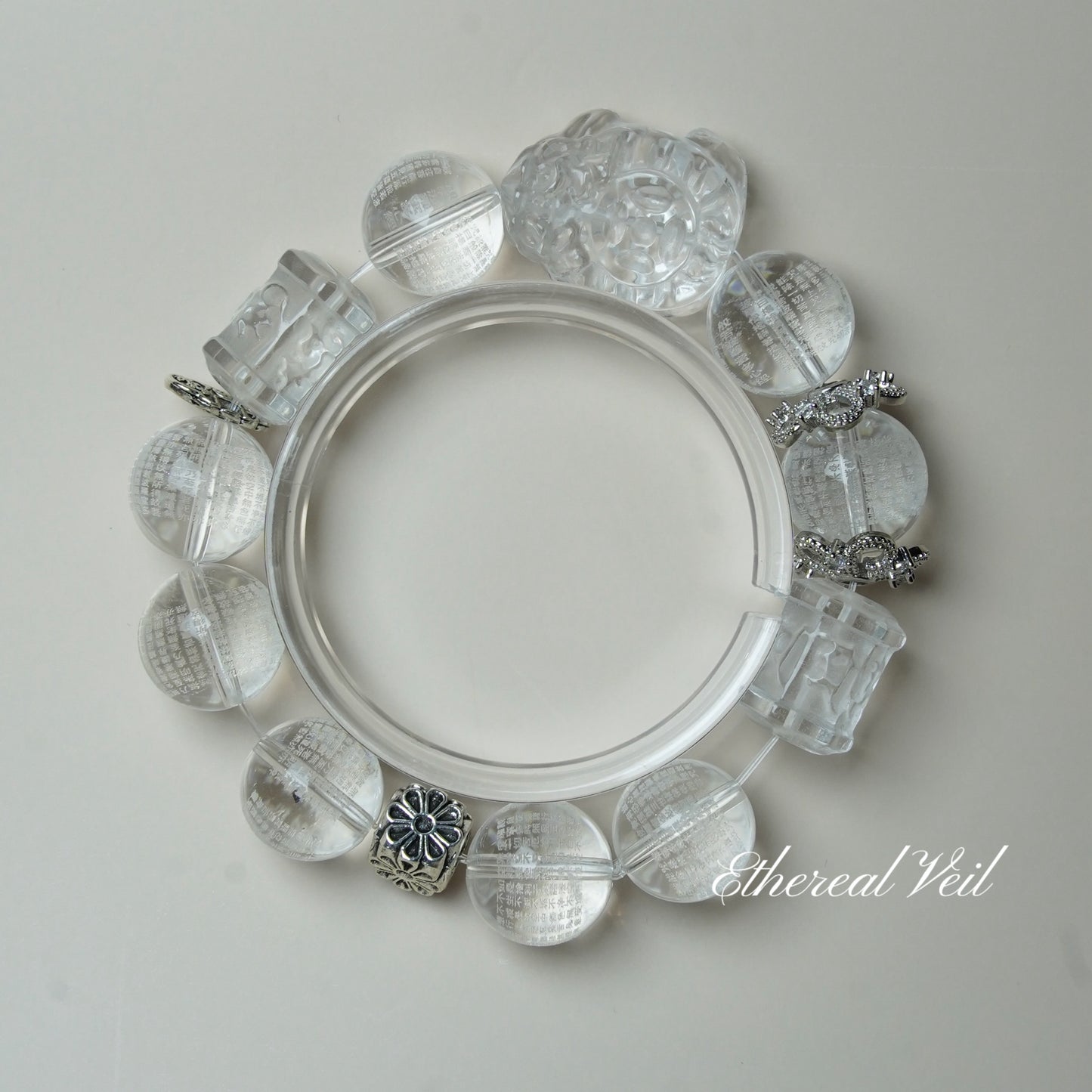 White Quartz– Natural Healing Crystals Jewelry – Handmade Natural Crystals|「Ethereal Veil」