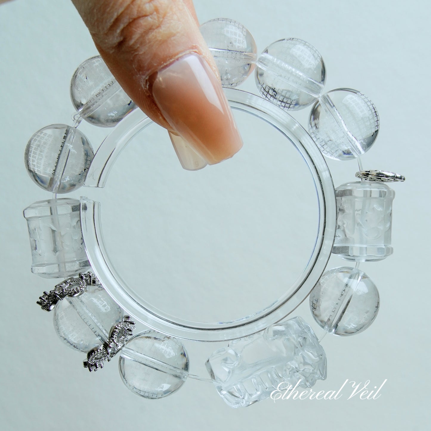 White Quartz– Natural Healing Crystals Jewelry – Handmade Natural Crystals|「Ethereal Veil」