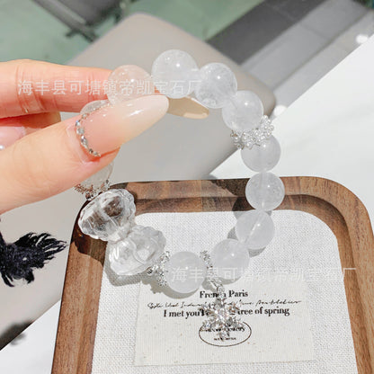White Quartz– Natural Healing Crystals Jewelry – Handmade Natural Crystals|「Ethereal Veil」