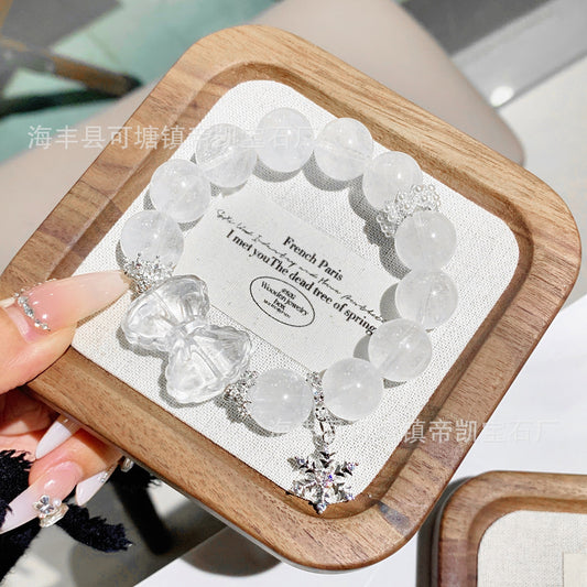 White Quartz– Natural Healing Crystals Jewelry – Handmade Natural Crystals|「Ethereal Veil」