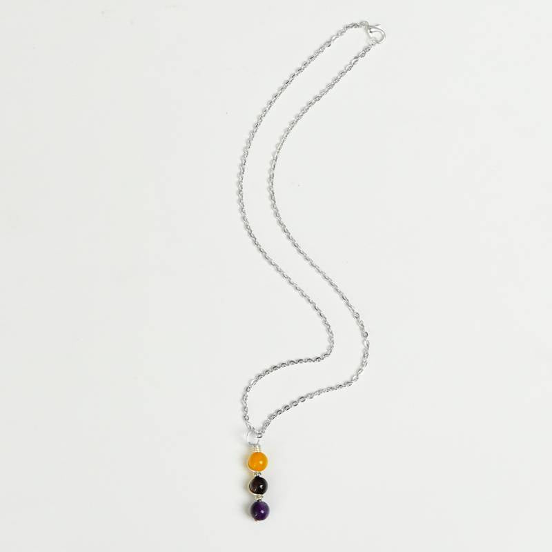 Zodiac Crystal Bead Necklace | 12 Constellation Natural Gemstone Pendant for Astrology Style & Meaningful Gifting