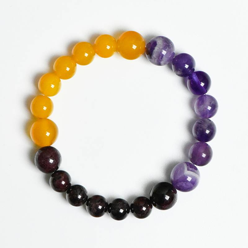 Zodiac Natural Crystal Bead Bracelet | 12 Astrology Gemstone Bracelet for Luck, Love & Personal Energy