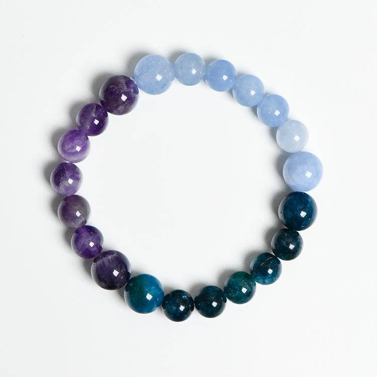 Zodiac Natural Crystal Bead Bracelet | 12 Astrology Gemstone Bracelet for Luck, Love & Personal Energy