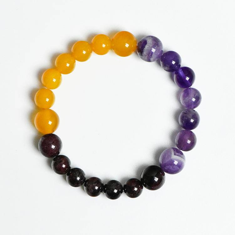 Zodiac Natural Crystal Bead Bracelet | 12 Astrology Gemstone Bracelet for Luck, Love & Personal Energy