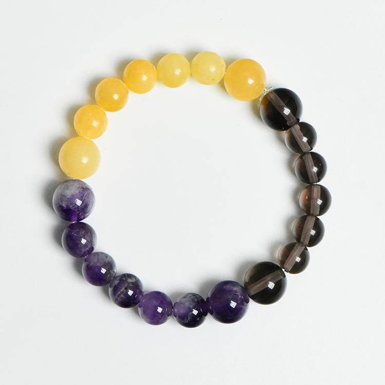 Zodiac Natural Crystal Bead Bracelet | 12 Astrology Gemstone Bracelet for Luck, Love & Personal Energy