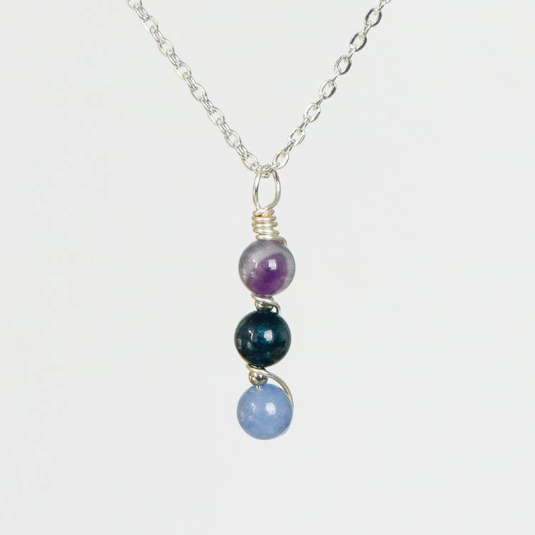 Zodiac Crystal Bead Necklace | 12 Constellation Natural Gemstone Pendant for Astrology Style & Meaningful Gifting