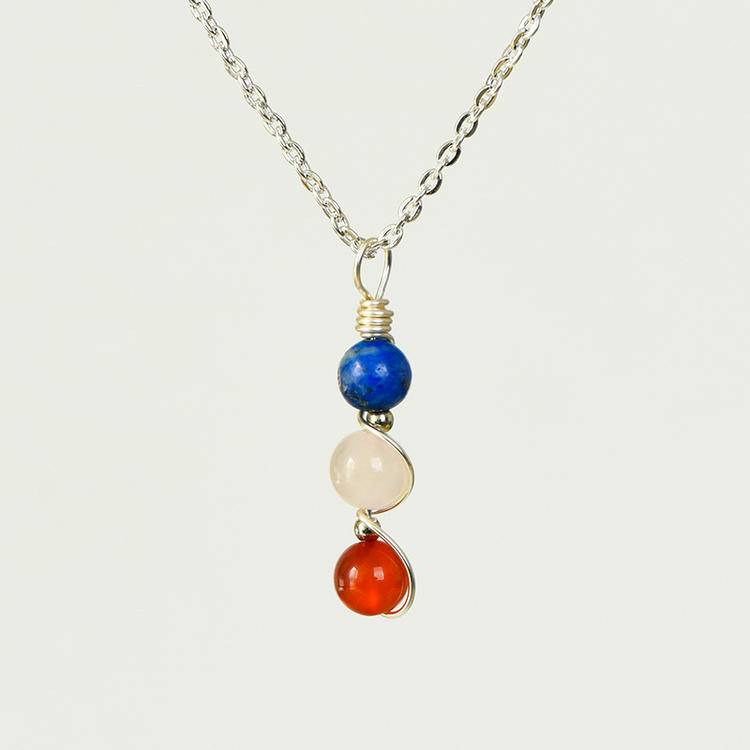 Zodiac Crystal Bead Necklace | 12 Constellation Natural Gemstone Pendant for Astrology Style & Meaningful Gifting