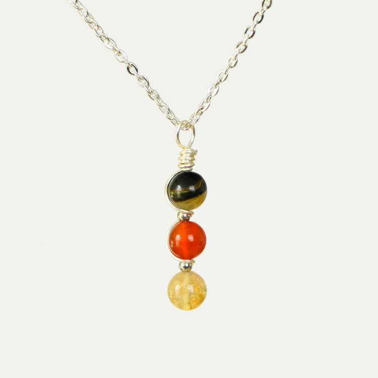 Zodiac Crystal Bead Necklace | 12 Constellation Natural Gemstone Pendant for Astrology Style & Meaningful Gifting