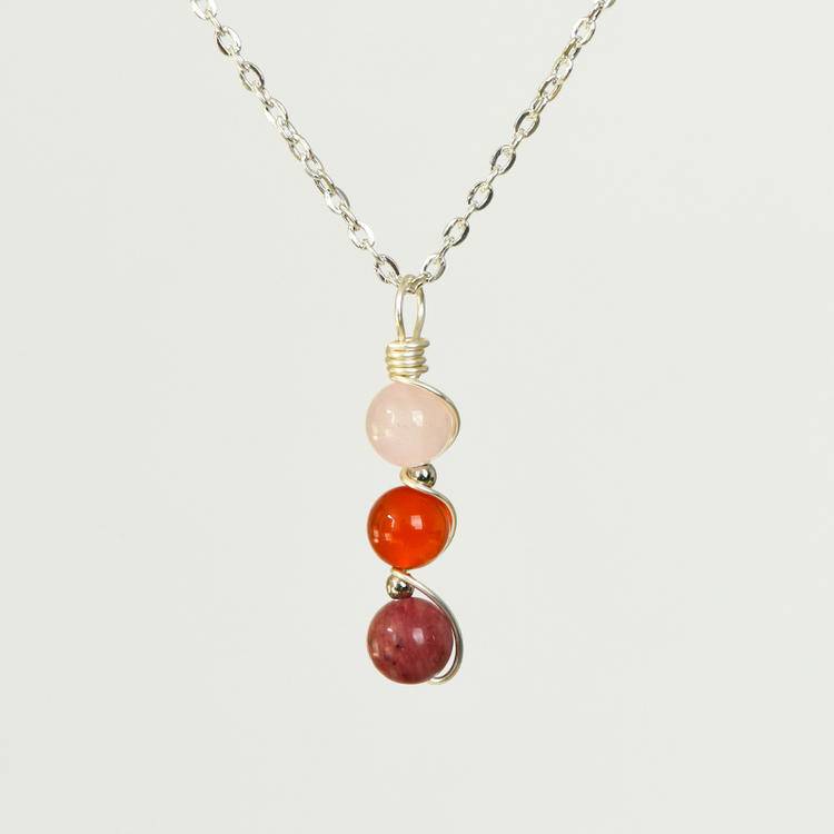 Zodiac Crystal Bead Necklace | 12 Constellation Natural Gemstone Pendant for Astrology Style & Meaningful Gifting