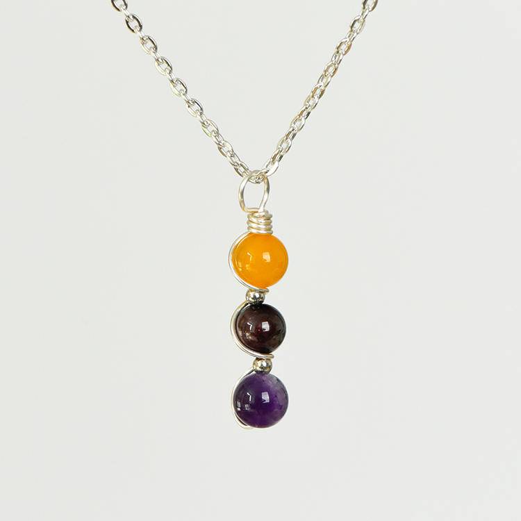 Zodiac Crystal Bead Necklace | 12 Constellation Natural Gemstone Pendant for Astrology Style & Meaningful Gifting