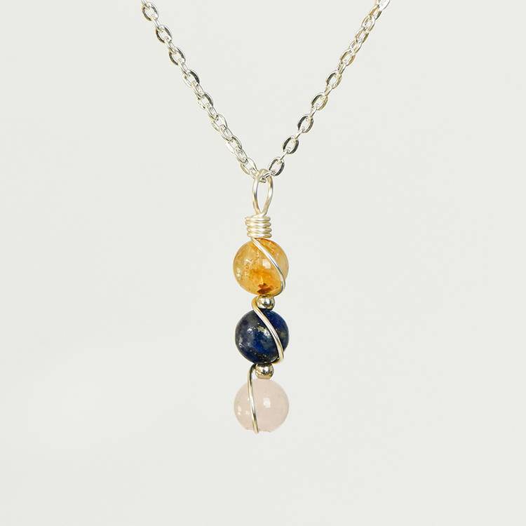 Zodiac Crystal Bead Necklace | 12 Constellation Natural Gemstone Pendant for Astrology Style & Meaningful Gifting