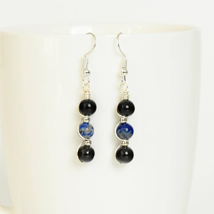 Zodiac Crystal Bead Earrings | 12 Astrology Natural Gemstone Earrings for Everyday Style, Luck & Cosmic Energy