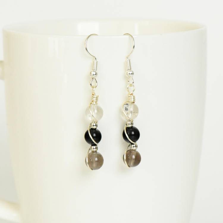 Zodiac Crystal Bead Earrings | 12 Astrology Natural Gemstone Earrings for Everyday Style, Luck & Cosmic Energy