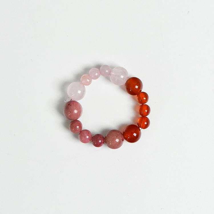 Zodiac Crystal Bead Ring | 12 Constellation Natural Gemstone Adjustable Ring for Luck, Love & Personal Power