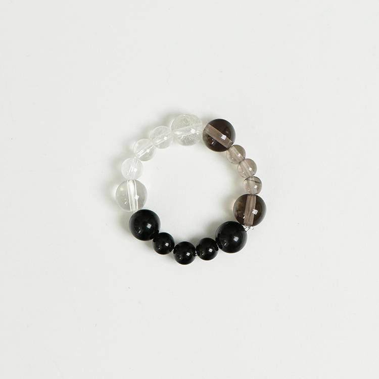 Zodiac Crystal Bead Ring | 12 Constellation Natural Gemstone Adjustable Ring for Luck, Love & Personal Power