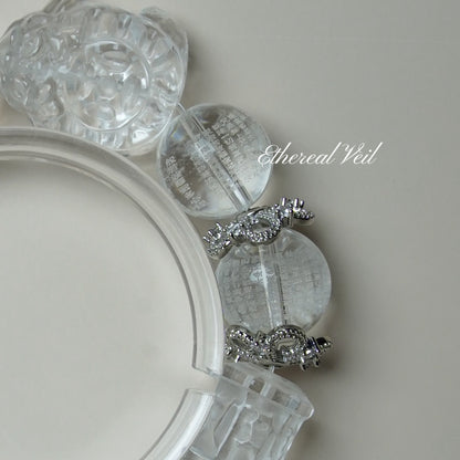White Quartz– Natural Healing Crystals Jewelry – Handmade Natural Crystals|「Ethereal Veil」