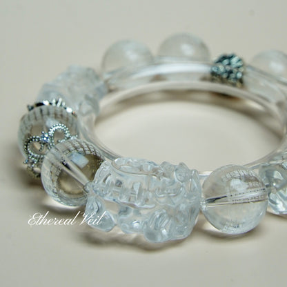 White Quartz– Natural Healing Crystals Jewelry – Handmade Natural Crystals|「Ethereal Veil」